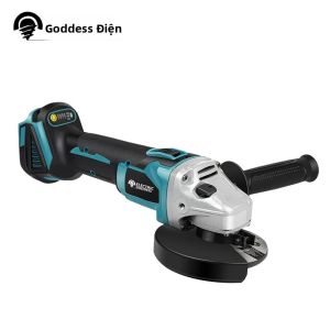Máy Mài Góc Không Dây Màu Xanh 100/125 Mm 8500 Vòng/phút Chạy Bằng Pin Lithium Cho Makita 18V Nhà DIY Máy Đánh Bóng