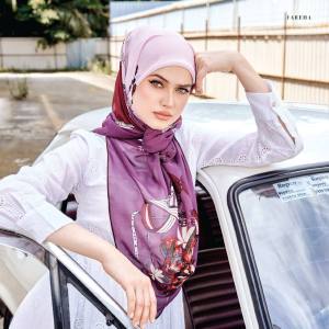 FAREHA Bawal Anti Kedut Special Edition Korean Chiffon BAK SE Classic Vintage Bercorak - Healey Acura