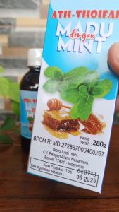 Madu Mint Ath-Thoifah 280 gr untuk Pernafasan Melegakan Tenggorokan Batuk