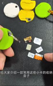 3D Printed SIM & TF Card Holder Portable Memory Card Storage Case With Eject PinShockproof Holder For Micro SD Card For Travel