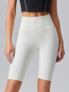 COSLEAF High-Waist Stretchy Leggings for Women Seamless Nylon Fabric Quick-Dry Slimming Fit Elegant Style