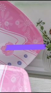 Promo 1 Pcs Piring Segi Prasmanan Melamin Model Plate 9 Motif | Piring Prasmanan | Piring Melamine | Food Grade