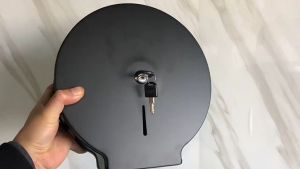 Hộp Đựng Giấy Vệ Sinh Cuộn Lớn Màu TRẮNG (Tặng kèm miếng dánvít) nhựa PP Siêu Bền