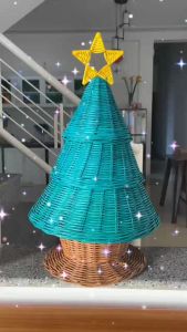 CÂY THÔNG BẰNG MÂY TRANG TRÍ GIÁNG SINH PHỤ KIỆN CHỤP HÌNH DECOR ĐÓNG KỊCH