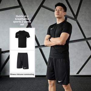 Nike | Quick-Drying Summer Casual Mens Sport Suit Short Sleeve Shorts