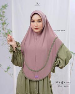 Arrafi AR 787 Jilbab hijab kerudung bergo krudung wanita dewasa jersey instan syari jumbo lise garis best seller terbaru new terlaris modern kekinian murah viral 2023 adem murah promo cantik pet antem bahan stella cantik bayar di tempat COD gratis ongkir