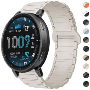 22mm Magnetic Braided Band For Huami Amazfit Active Max 48mm Sports Strap For Amazfit Balance 2 Bip 6 5 5 Unity GTR GTS 4 3 2 2e
