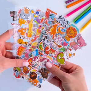 10 Sheets 3D Puffy Stickers for Kids Cute Cartoon Animal Stickers Scrapbook Stickers for Children Gift for Boys and Girls