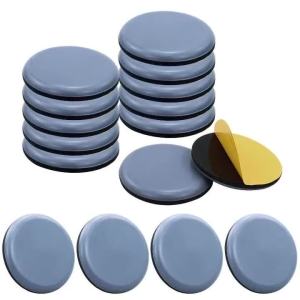 50/60/70mm Self-Adhesive Furniture Slider Pads Chair Table Leg Covers Floor Protector for Smooth Floors Carpets Tile Hardwood So