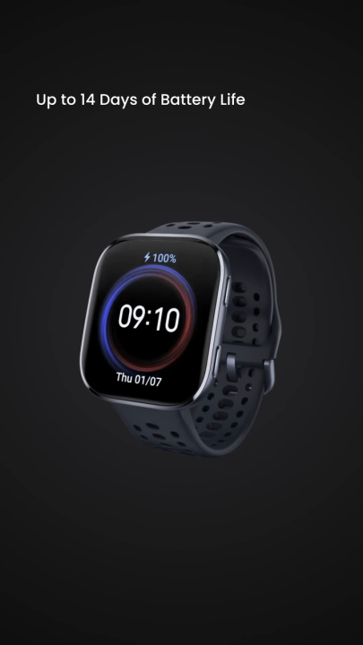 New Upgraded] Amazfit Bip Smartwatch AMOLED Lightweight