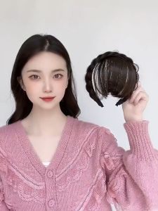 Wig Bangs Hairband Fake Hair Headband Fringe Hair Extension Women Girls Clips In Hair Extension Hair Accessories Hairpiece Clips