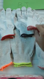 Combo10 đôi găng tay sợi trắng - găng tay sợi len bảo hộ lao-găng tay lao động chất cotton thoáng khí Bao tay làm vườn