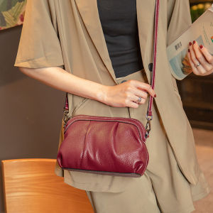 Royal Bagger New Fashion For Women Genuine Cow Leather Shoulder Bagger Elegant Korean Ladies Girl three shoulder straps Crossbody Handbag