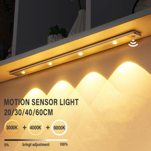 Rechargeable Motion Sensor Light for cabinet Dimmable led motion sensor cabinet light Magnetic wordrobe light sensor sensor light motion detector sensor lights indoor house