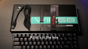 GAMEN X AULA  Gaming Keyboard WIN 68 HE MAX Magnetic Switch 65% Layout RGB RT 0.01 Wired Extreme Response  - Garansi 1 Tahun