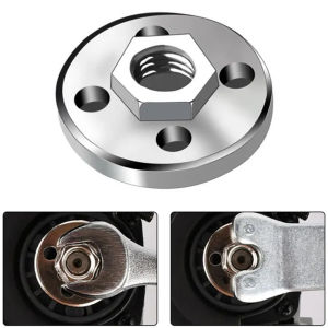 Wisell【มีสินค้าในสต๊อก】 น็อตล็อกใบเจียร ประกับใบหินเจียร วัสดุโลหะ Grinder Accessories