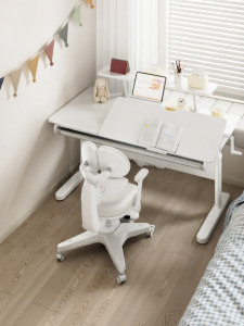 Hbada | Adjustable Wooden Study Desk for Kids