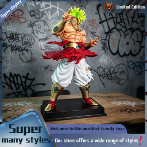 Bandai | Super Saiyan 4 Broly Peripheral Figurine Model Table Decoration Birthday Gift Trendy Toy Scene Decoration Car Decoration