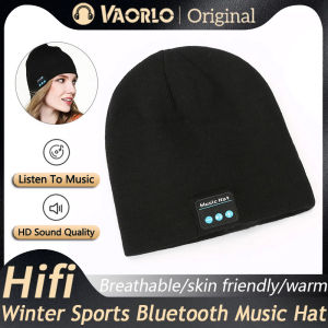 VAORLO Winter Sports Bluetooth Music Hat Bluetooth Sleeping Headphones Eye Mask Sleep Headphones Bluetooth Headband Soft Elastic Comfortable Wireless Music Earphones