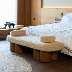 PURPLELEAF | Clothes Placing Bench for Bed End
