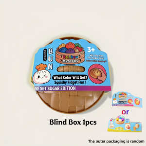 "1-Pack" and "2-Pack" Colorful Soft Squishy Blind Boxes Suitable for Playing Displaying Daily Entertainment and Decoration Pu Toy Soft Simulation Squishy Stress-Relief Gadget Small Steamer Model for Hand-Squeezing Stress Relief (Package Style Is ...