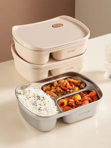 RIHESHENGTANG | Microwave-Safe Stainless Steel Insulated Bento Box