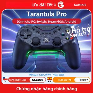Tay Cầm Chơi Game GameSir Tarantula Pro Dành Cho Nintendo Switch PC Android iOS - Cảm Biến Chuyển Động 6 Trục Cần Điều Khiển TMR Hall 9 Nút Bấm Lập Trình Được Hỗ Trợ NFC