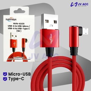 NVN-KD39 KABEL DATA CHARGER TPU MICRO USB / TYPE C FAST CHARGING