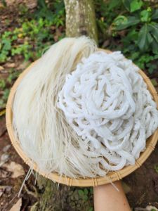 Combo 2Kg Gồm: 1kg Bánh Canh Bột Xắt Màu Trắng + 1kg Hủ Tiếu Tươi Phơi Dẻo