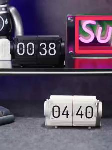 Creative Desktop Mechanical Multi-functional Calendar Flip Clock