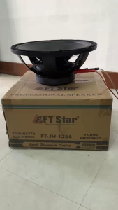 Putin shop 1Pcs FTStar FT-JH-1266 2000Watts 12 Inches Aluminum Die Cast Professional Speaker