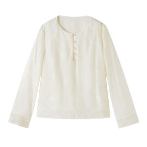 XIANGYING | New Style Chinese Aesthetic White Shirt Blouse