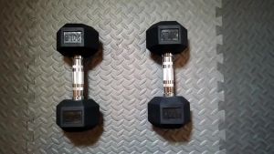 RIFOAM Hexagon Dumbbell 2.5/5/7.5/10/15/20 kg Gym fitness dumbbell weight lifting Angkat berat Muscle Training