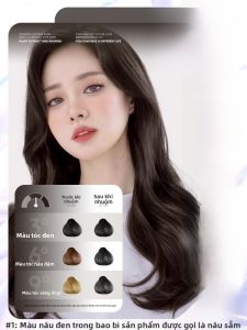 Algn | Dye Tô Màu Tóc Trà Đen Thiên Nhiên Không Kích Ứng