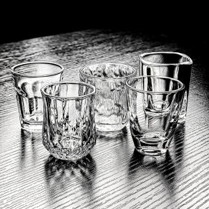 2025 New Glass Mini Wine Cup Fine Chinese White Wine Cup Precise One Liang High Value Luxury Home Use Elegant High Aesthetic