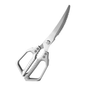High-quality barbecue shears multifunctional kitchen scissors for Meat Fish Poultry Fish Scale Scraper Bottle Opener Walnut Clip