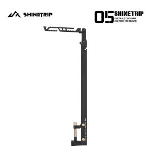ShineTrip | ShineTrip Outdoor Camping Telescopic Stainless Steel Lamp Holder Portable Camping Lamp Hook 8-Level Height Adjustment