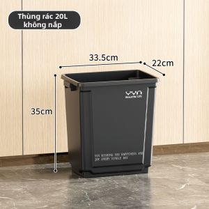 ABEPC | Thùng Rác Dung Lượng Lớn Có Thể Di Chuyển