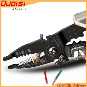 OUDISI【Ready Stock】WIRE STRIPPER CRIMPER Wire Pliers  Wire Stripper Electrician Cable Peeler cuuter Pliers