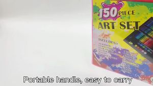 150pcs Kids Coloring Art Set Painting Drawing Tool Artist Stationery Colour Pencils Crayon / Set Alat Mewarna Melukis