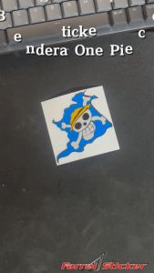 Stiker bendera one piece