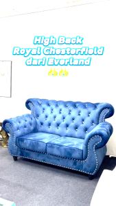 Everland Chesterfield Sofa Kerusi Chesterfield Diamond Nordic Sofa Chesterfield Butang Sofa Set High Back