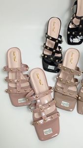 Sandal Heels Wanita 3 cm Heels Wanita Hak Tahu Sandal Hak Tahu 3 cm Wanita