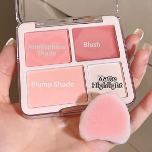 JIUQI | Highlight & Contour 4-Color Blush Palette