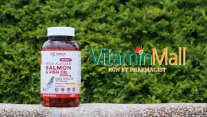 100 Softgels - Nutra Botanics Wild Alaska Omega 3 Salmon Fish Oil 1000mg - Omega-3 EPA DHA Supplement for Heart Health - Molecularly Distilled