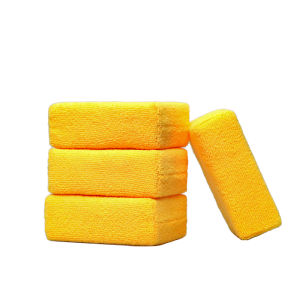 Microfiber Applicator Pads Premium Microfiber Sponge Car Wash Sponge and Cleaning Pads Perfect for Effortless Wax Sealant