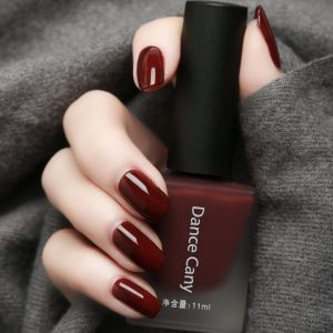 Long-Lasting Black Nail Polish for Women Tearable No-Bake Quick-Dry Summer Whitening Effect Dance Cany Brand Nail Oil Gel