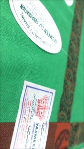 Sorban YASMEEN Kashmiri Abu Taj 845F Hijau Kombinasi