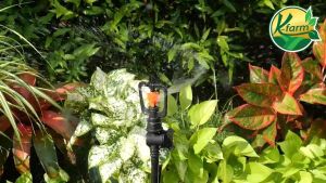 สปริงเกอร์ ใบทูเวย์ ให้น้ำเยอะ ชุ่มเร็ว โครงเหลี่ยมหมุนรอบตัว พร้อม วาล์วท่อ PE ขนาด 16 20 25 มิล วาล์ว ท่อพีอี สปริงเกอร์ท่อพีอี SPRINKLER K FARM