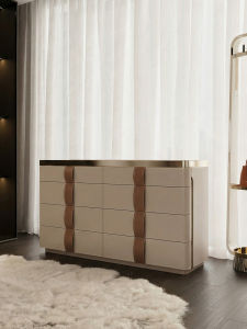 Italian Luxury Jewelry Cabinet Eight Drawer Chest